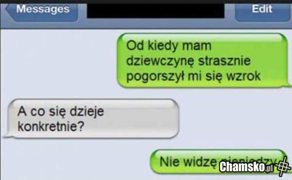 pogorszony wzrok