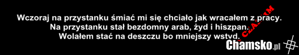 Wczoraj na przystanku