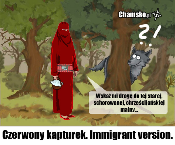Czerwony Kapturek. Immigrant version.