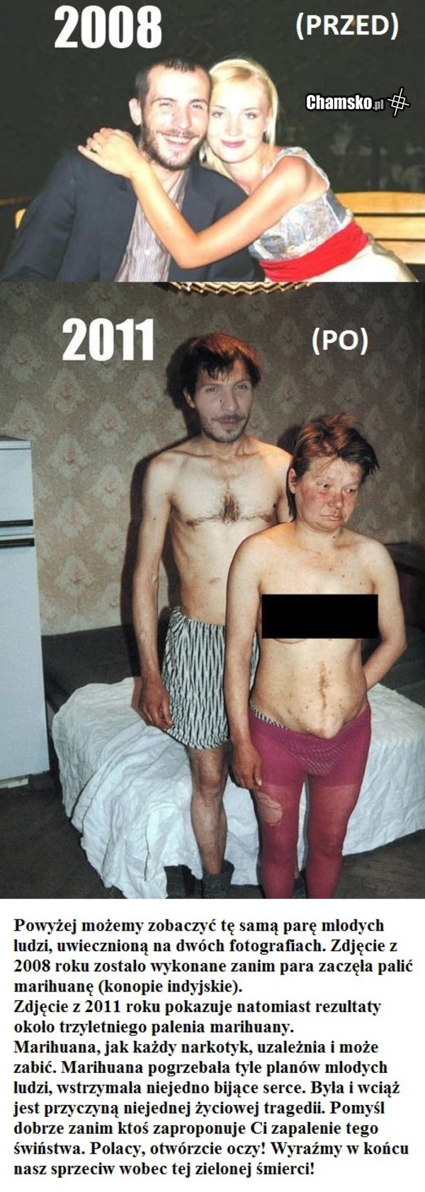 Marichułana - uzależnia i zabija! Stop tej zielonej śmierci!