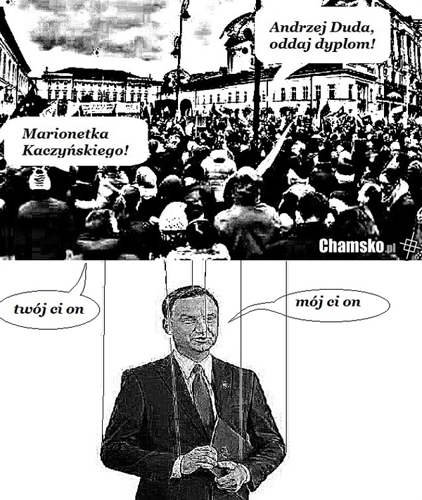 przykład oczerniania przez lewaków