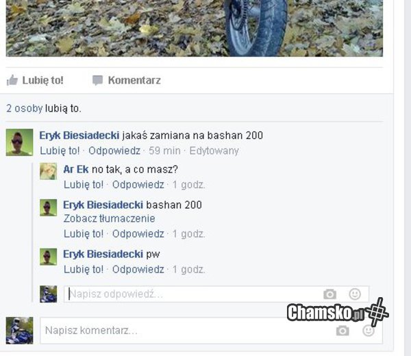 Patrze i nie wierze .. Ktoś moto na sell wystawił