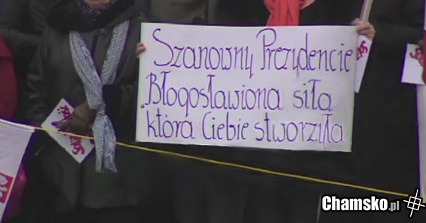 dziwny plakat