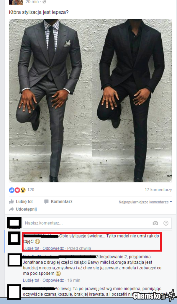 Ciężka praca modela