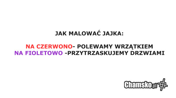 malowanie jajek