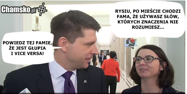 On wie co mówi...