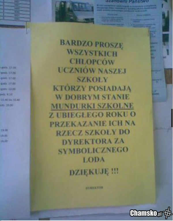 Symboliczna nagroda w szkole ...