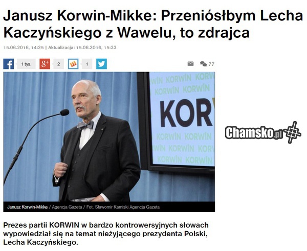 Chociaż jeden mówi to co myśli