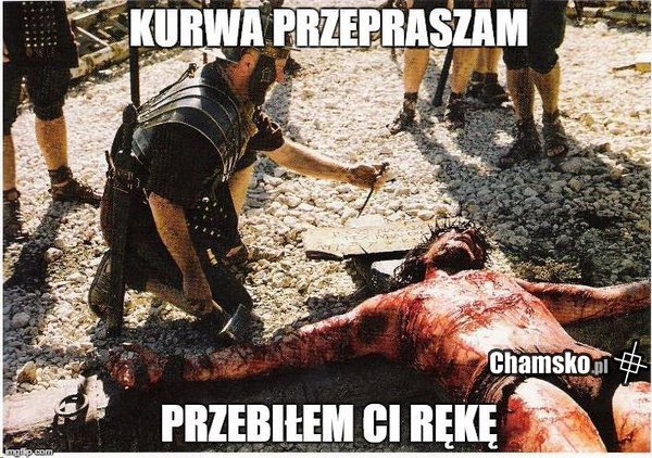 Przebiłem Ci ręke
