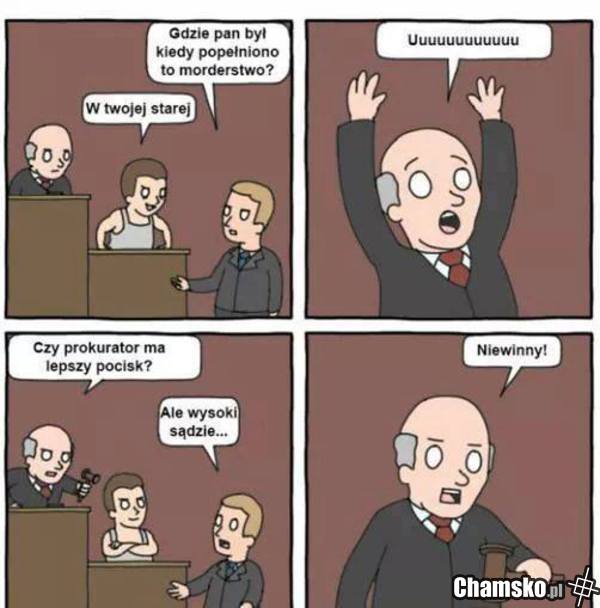 na rozprawie