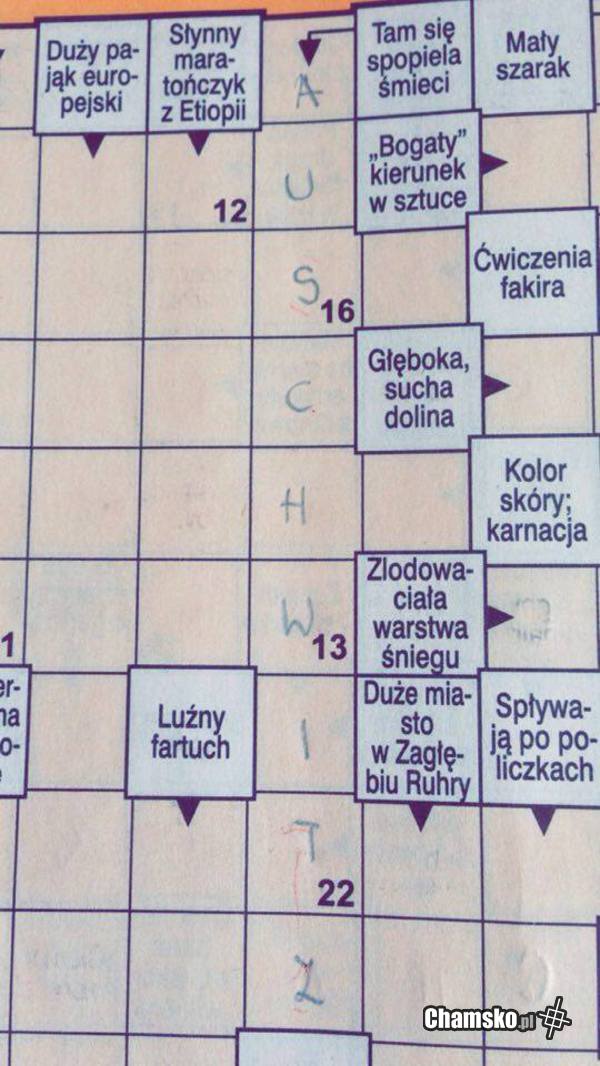 Antysemicka krzyżówka