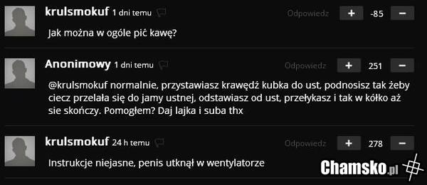 Nie jasne informacje