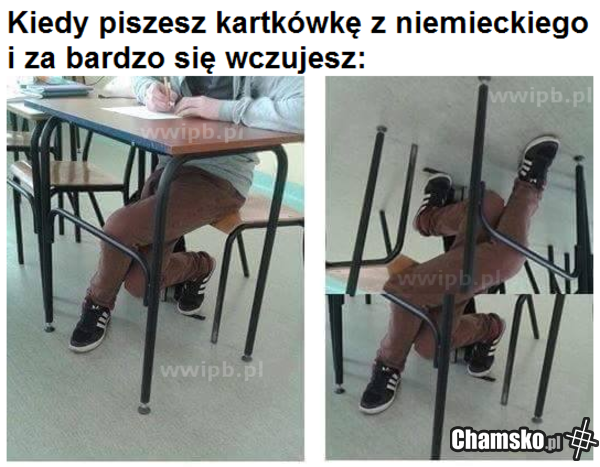 Kartkówka z niemca