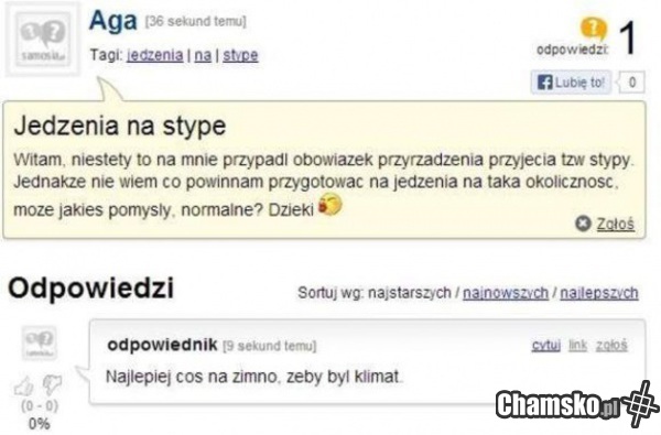 Pomoc przy menu na stypie