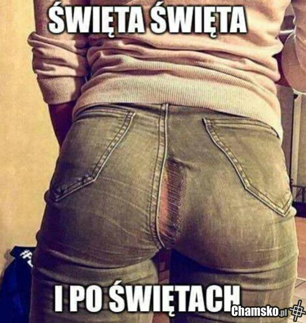 Dupa po świętach