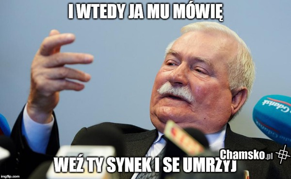 Tym razem pojechał po bandzie