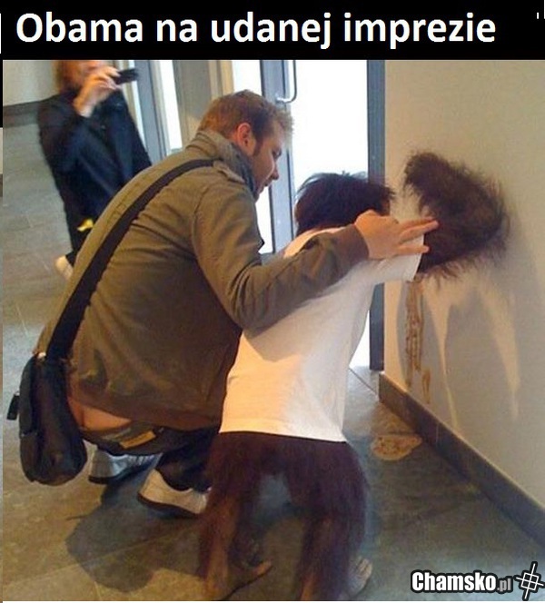 Obama się przechlał skurwiel