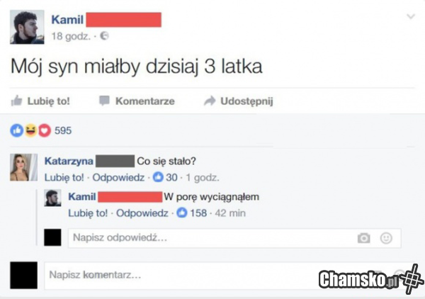 Bardzo smutna historia...