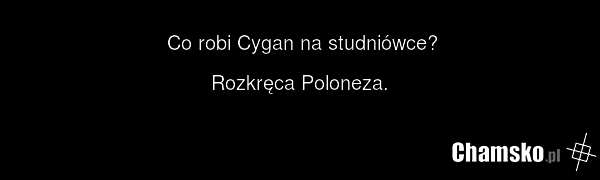 Co robi Cygan na studniówce? Rozkręca Poloneza.
