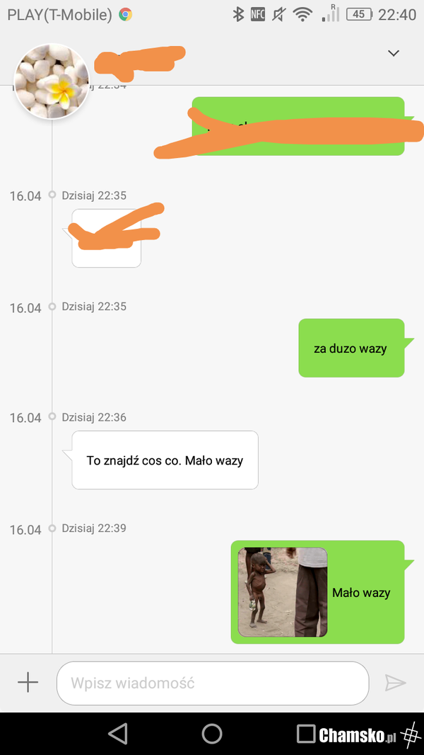 Mało waży.