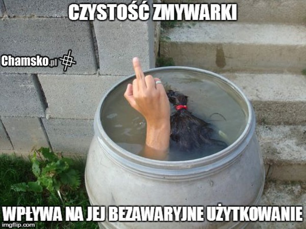 dbaj o swoją zmywarkę