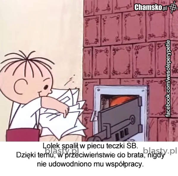 Lolek był sprytniejszy XD