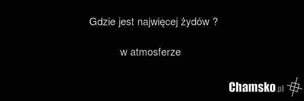 Gdzie jest najwięcej żydów ? w atmosferze
