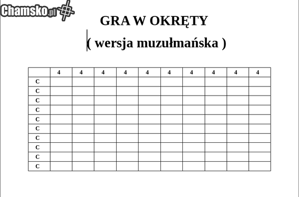 Gra w okręty