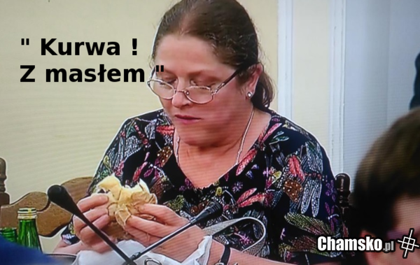 Wpadka posłanki