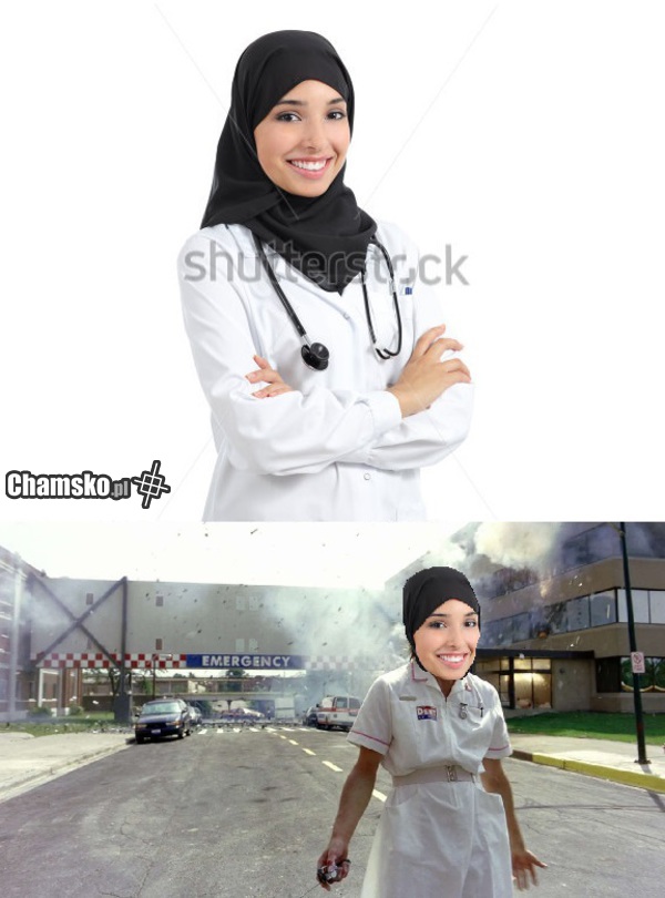 Pielęgniarka z Syrii