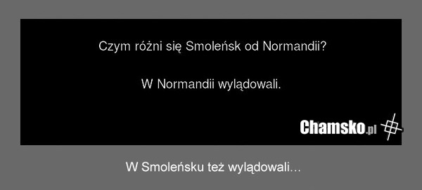 W Smoleńsku też wylądowali...