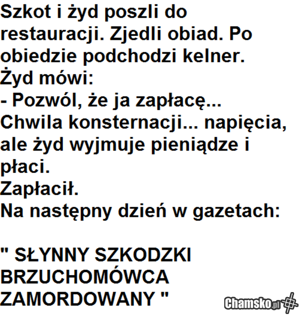 Szkot i Żyd w restauracji