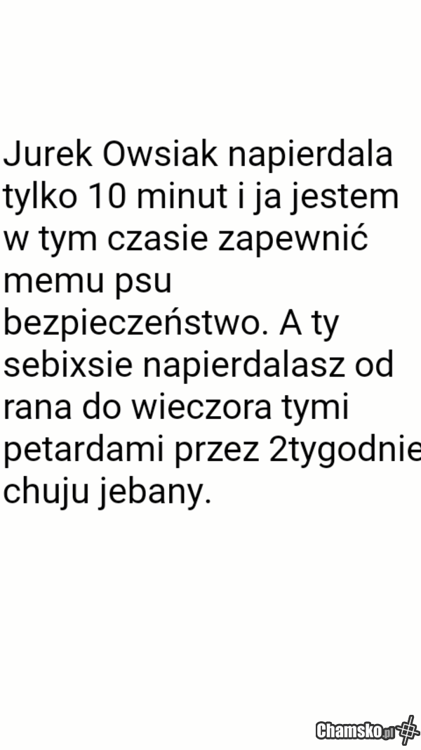 Tak dla porównania