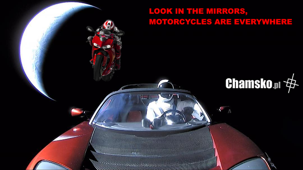Patrz w lusterka, motocykle są wszędzie