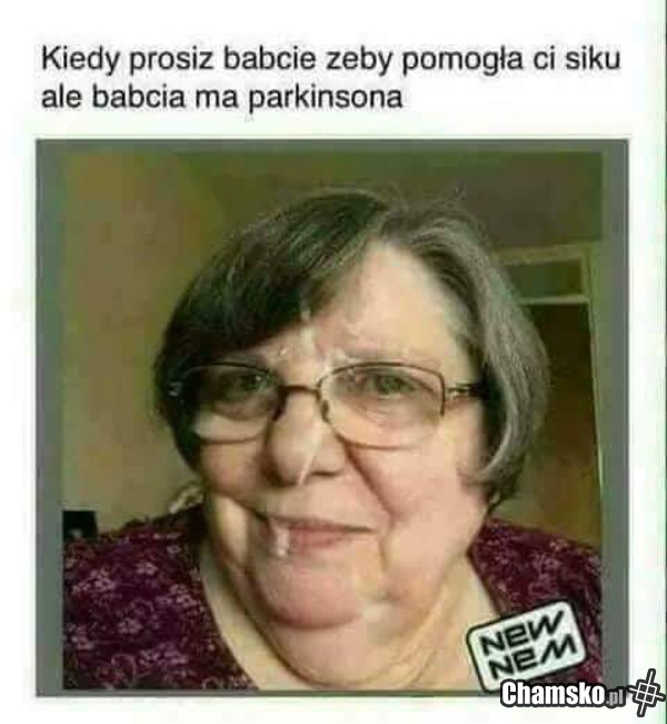 Babciu muszę siku