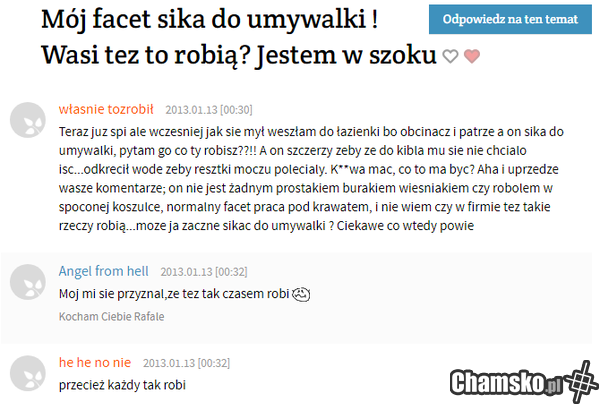 O Boże.... Czyli nie jestem pierdolnięty!