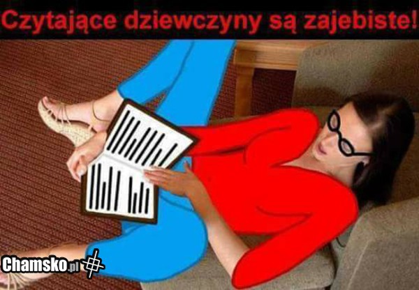 Czytająca dziewczyna...