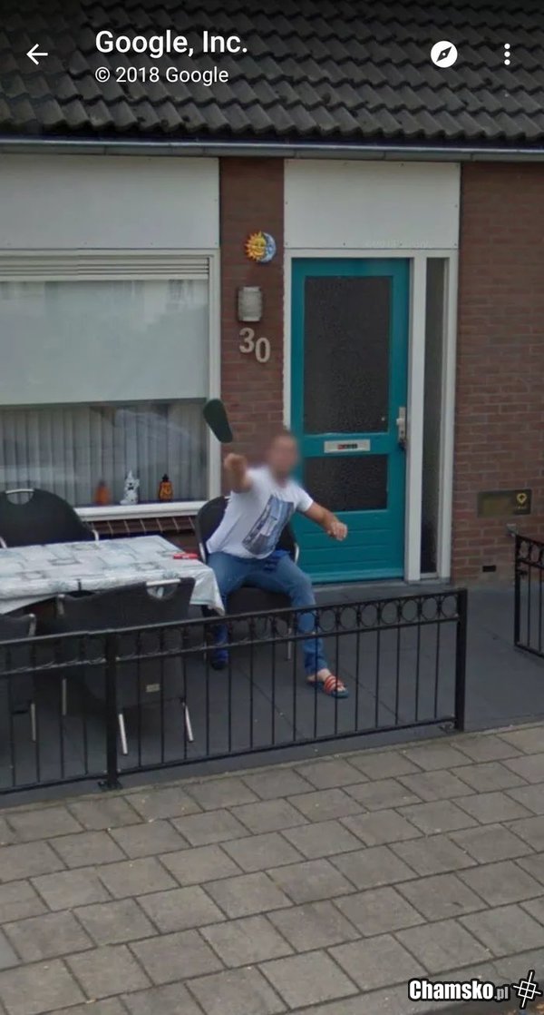 A w dupie mam to Google street