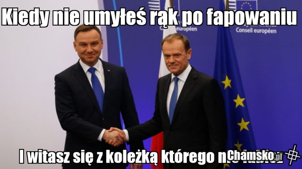 Prawilny uścisk dłoni.