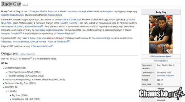 Nie dość, że Murzyn, to jeszcze Rudy Gay...