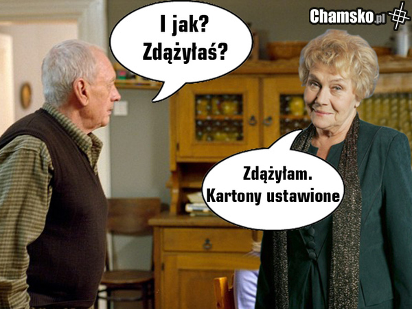 to przeze mnie HANKA.... WYJEBAŁA W KARTON....