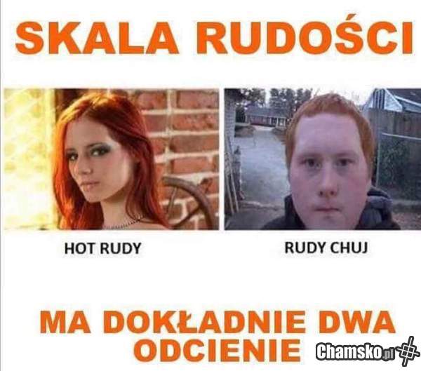 Dwa oblicza rudego koloru.