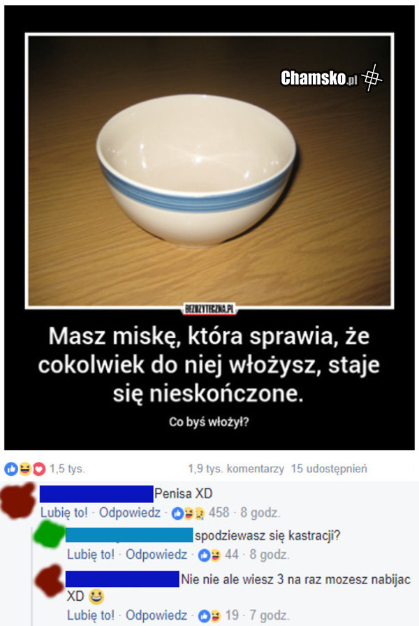 Co byś włożył do miski?