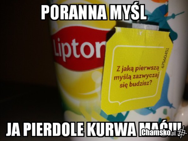 Poranna myśl