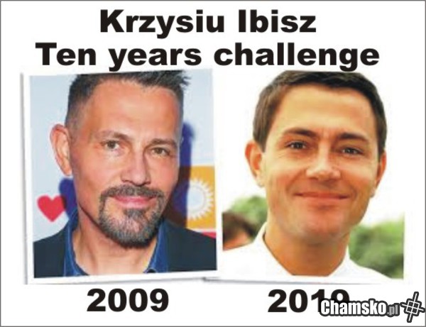 Ten year challenge