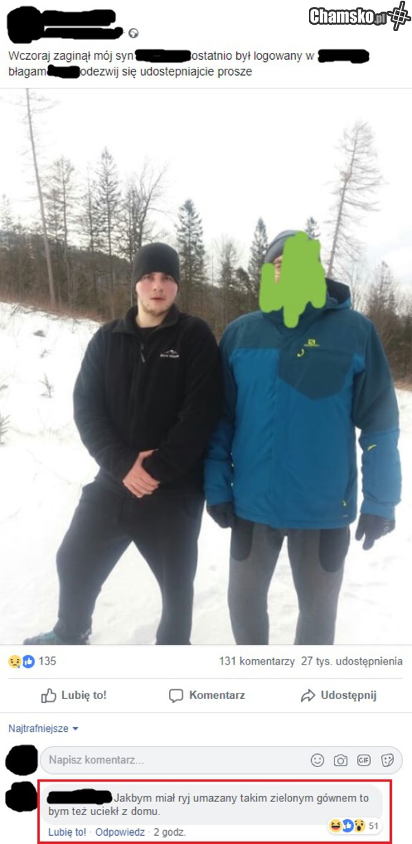 Zaginiony