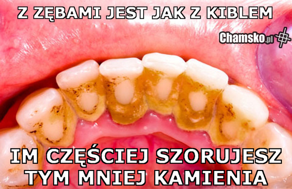 Szorowanie zębów