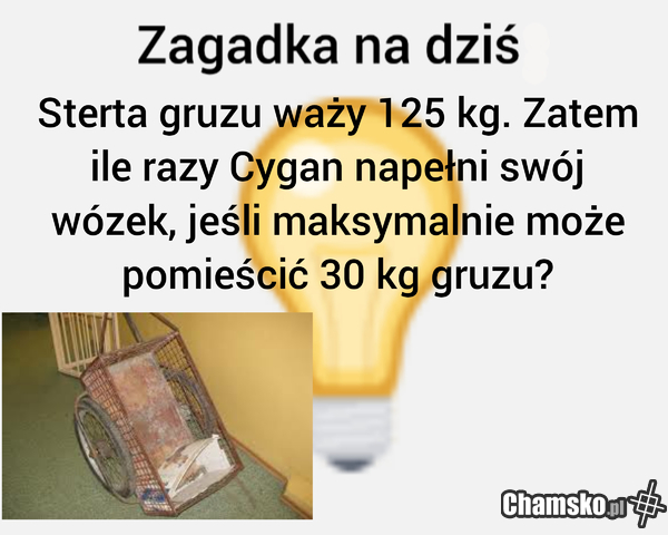 Zagadka dla chamów 10