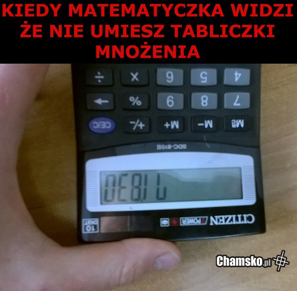 Tabliczka mnożenia