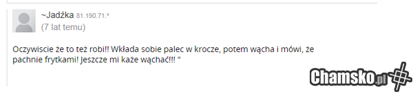 wąchanie kutasa